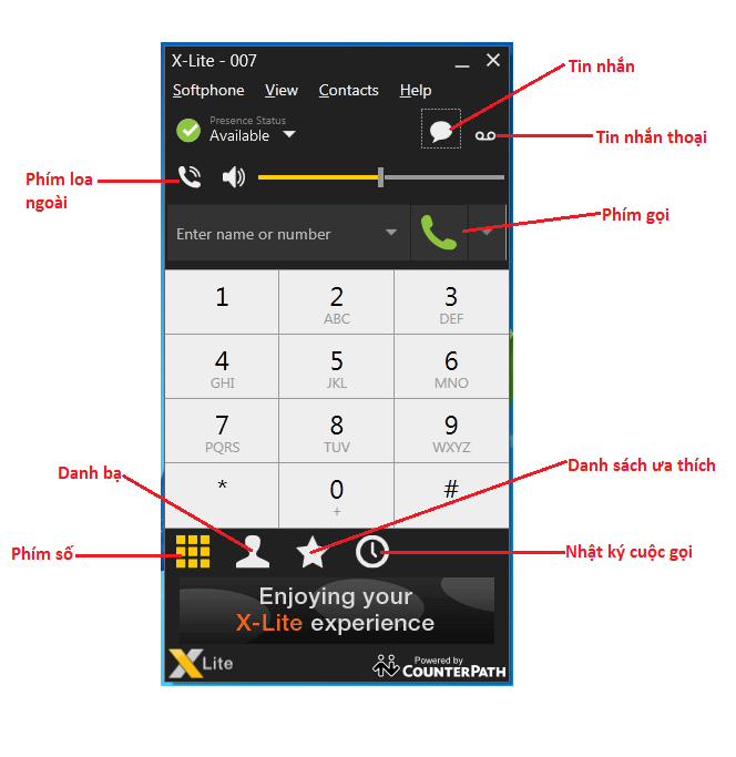 0 - X-LITE PHẦN MỀM GỌI ĐIỆN THOẠI TRÊN MÁY TÍNH TỐT NHẤT