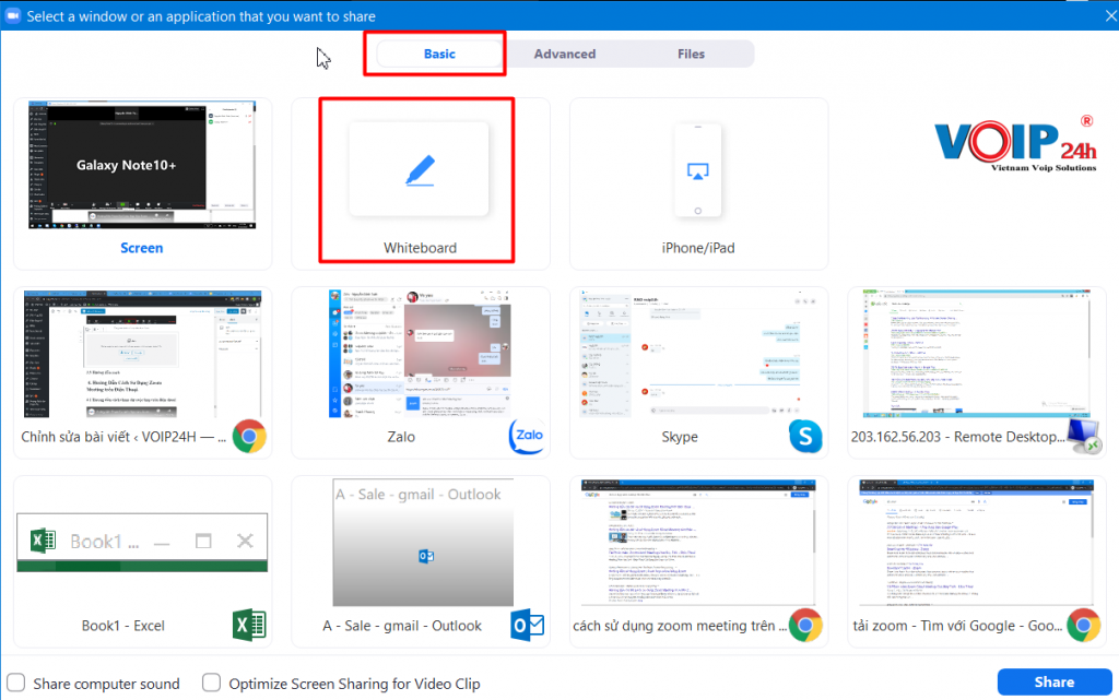 share white boar 1024x641 - Hướng Dẫn Cách Sử Dụng Zoom Trên Máy Tính Điện Thoại 2022