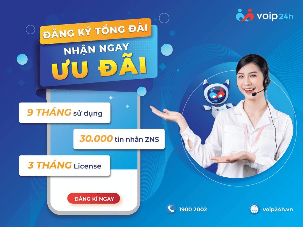 DANG KY TONG DAI – NHAN NGAY UU DAI - [KHUYẾN MÃI THÁNG 10] ĐĂNG KÝ TỔNG ĐÀI - NHẬN NGAY ƯU ĐÃI