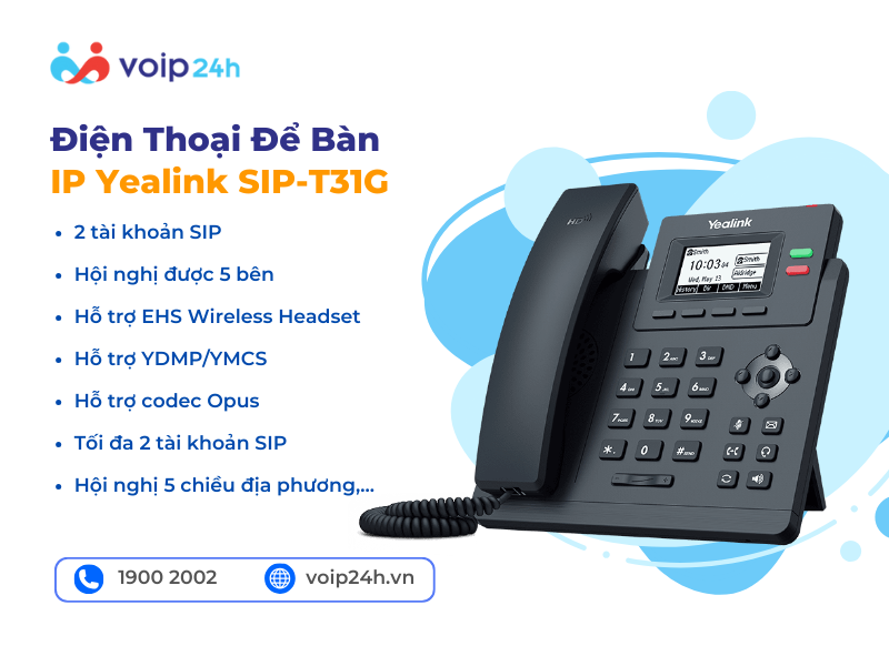 T31G - Điện thoại Yealink T33G