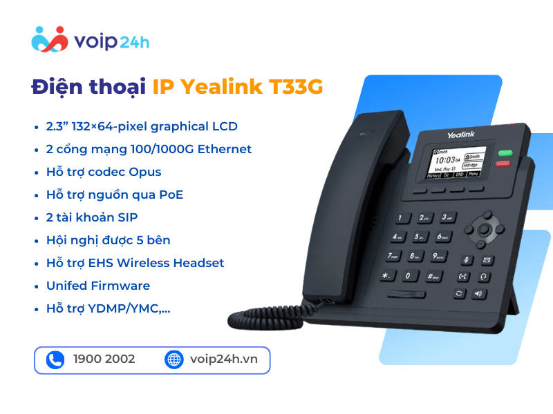 T33G - Điện thoại Yealink T33G