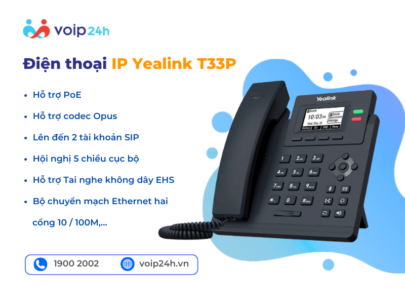 T33P - Điện thoại Yealink T33P